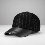 Casquette cuir homme confort ajustable - Vue 1 - casquette cuir