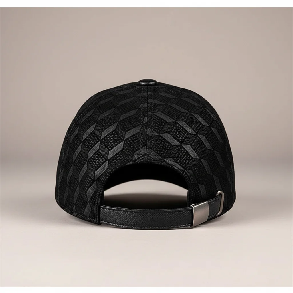 Casquette cuir homme confort ajustable - Vue 3 - casquette cuir