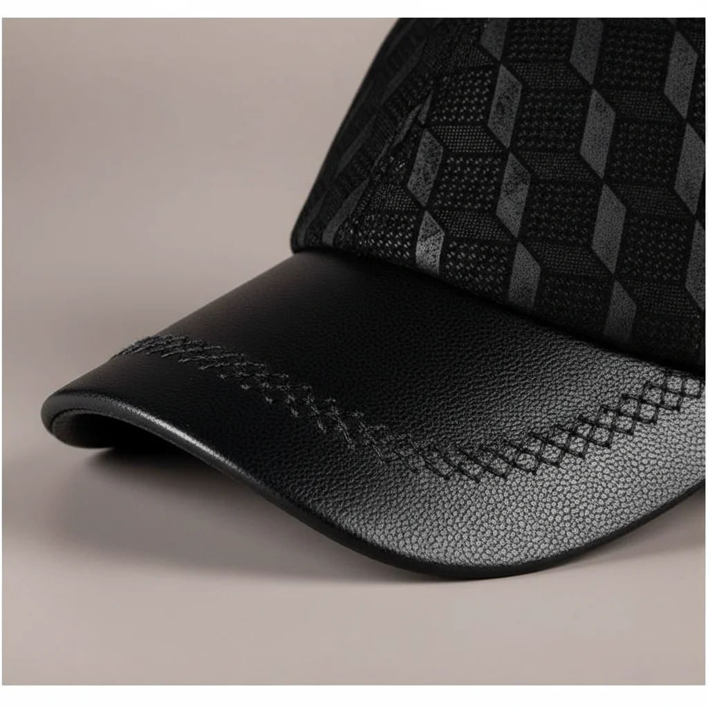 Casquette cuir homme confort ajustable – Image 4