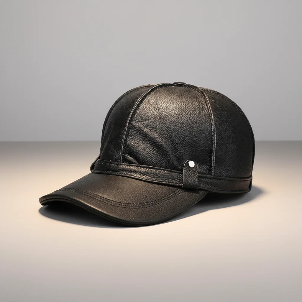 casquette cuir homme protection uv - Vue 12 - casquette cuir