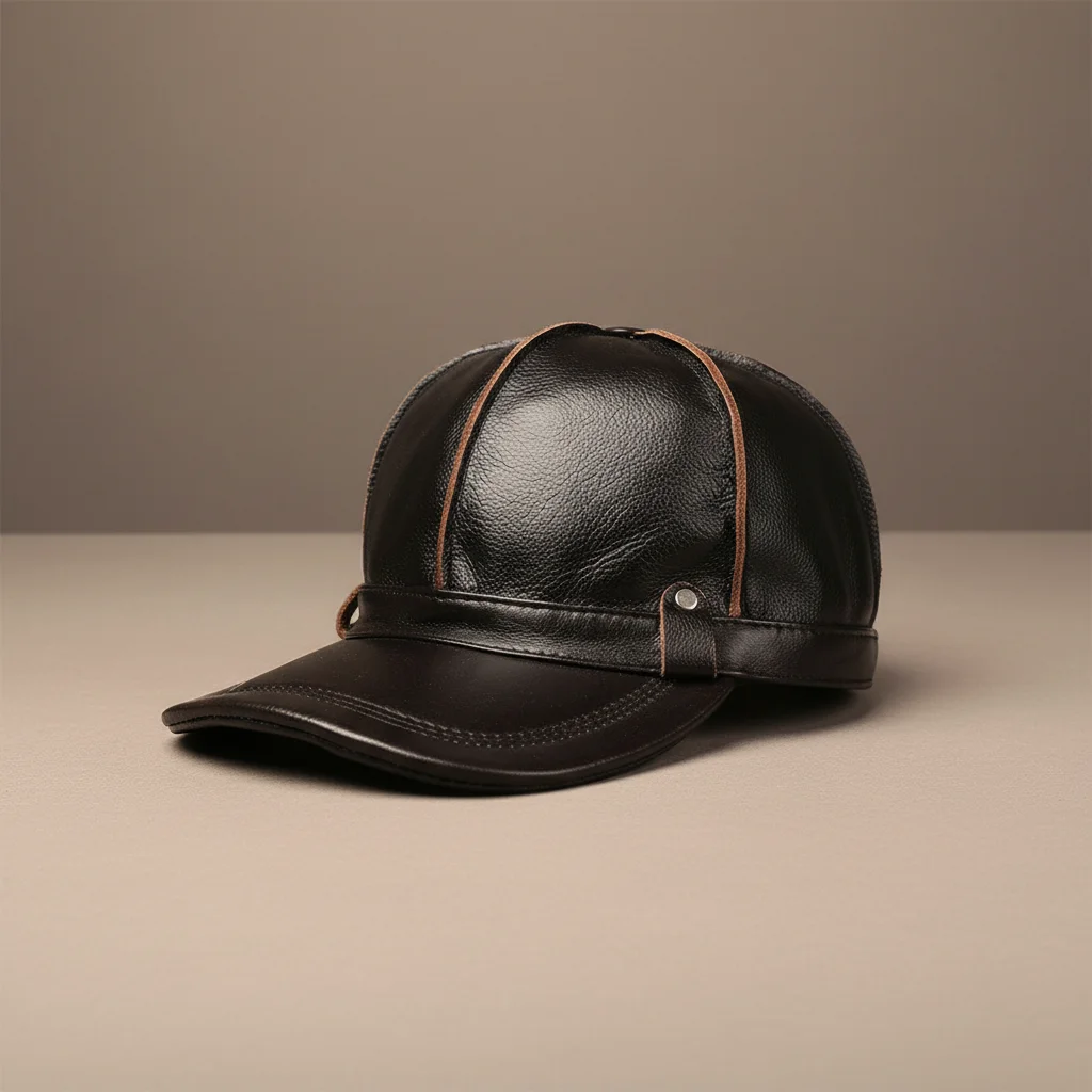casquette cuir homme protection uv - Vue 13 - casquette cuir