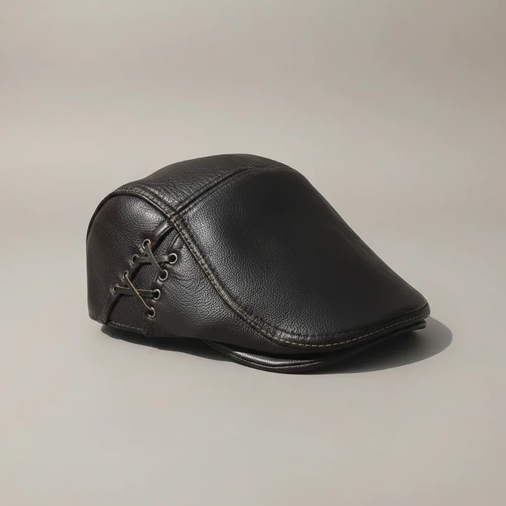 casquette cuir homme protection uv - Vue 18 - casquette cuir