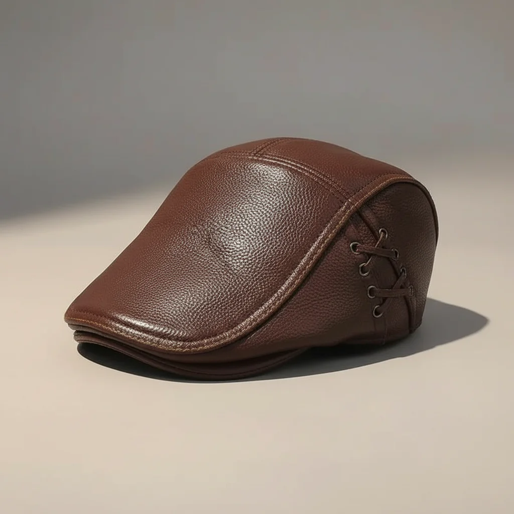 casquette cuir homme protection uv - Vue 19 - casquette cuir