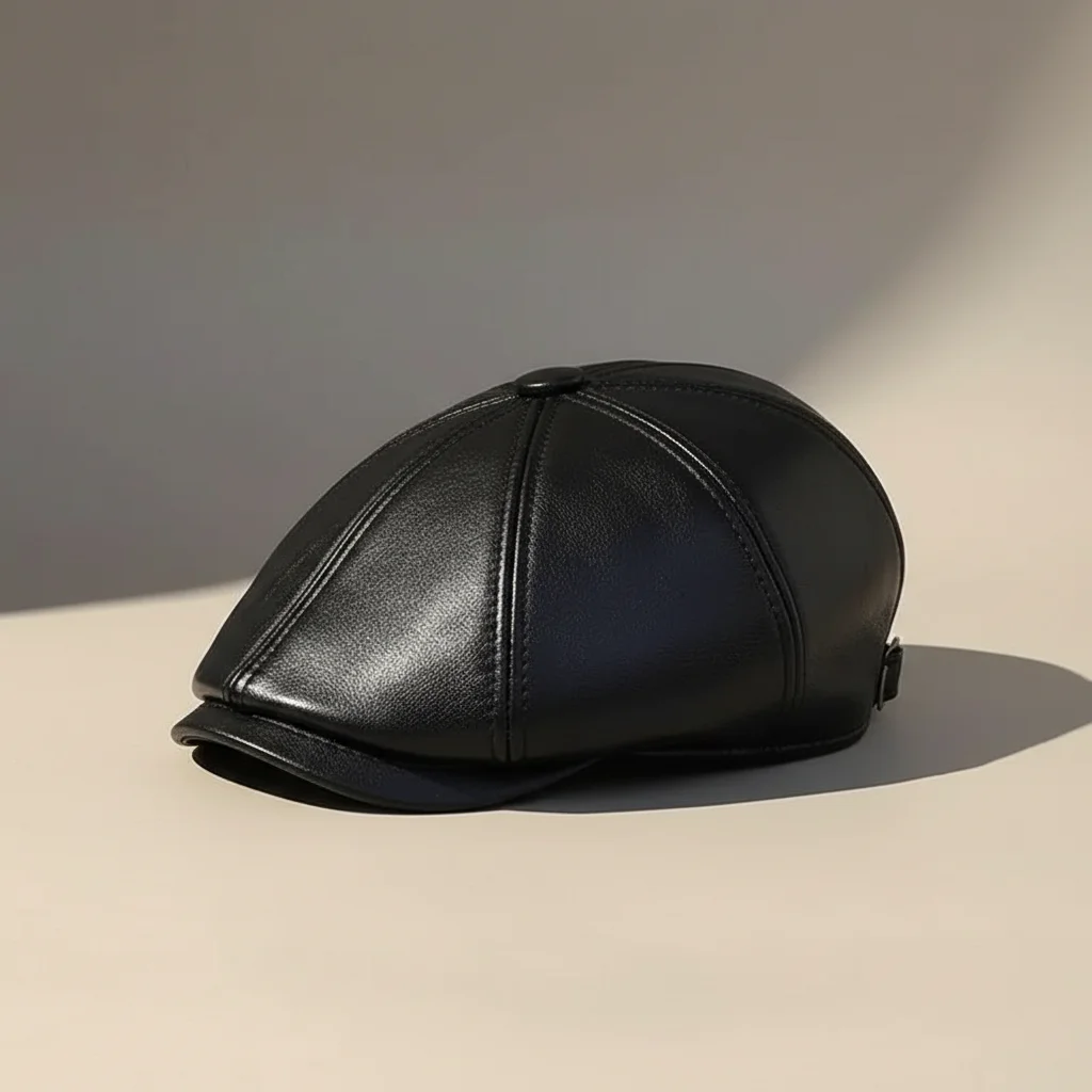 casquette cuir homme protection uv - Vue 30 - casquette cuir
