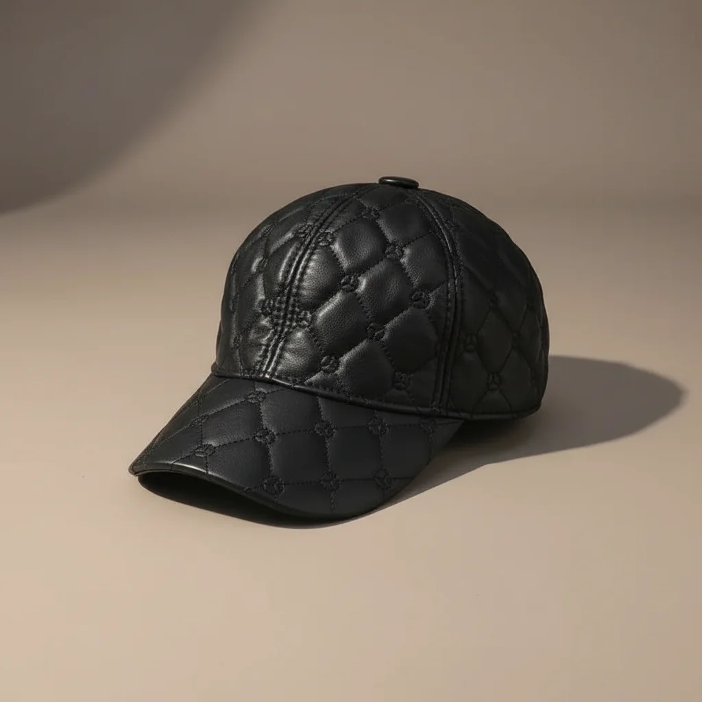 casquette cuir homme protection uv - Vue 34 - casquette cuir
