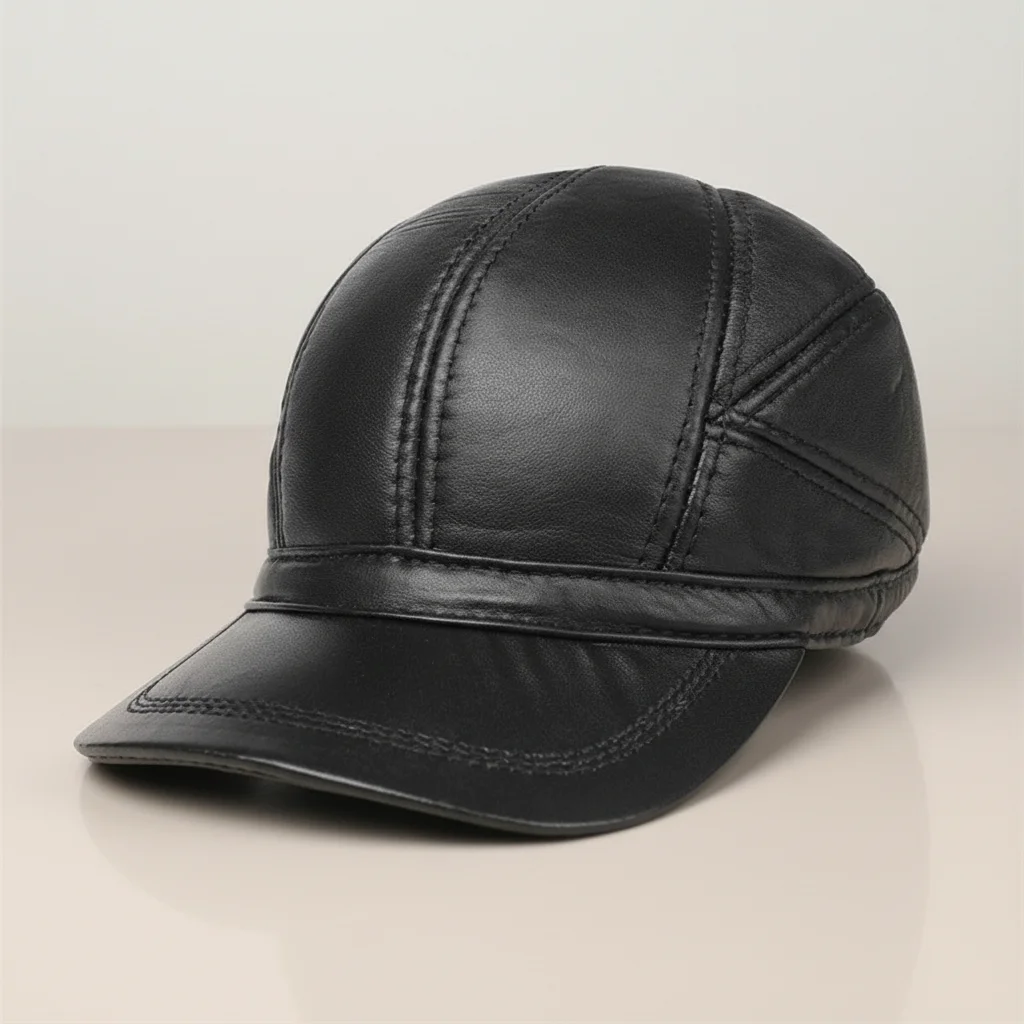 casquette cuir homme protection uv - Vue 39 - casquette cuir