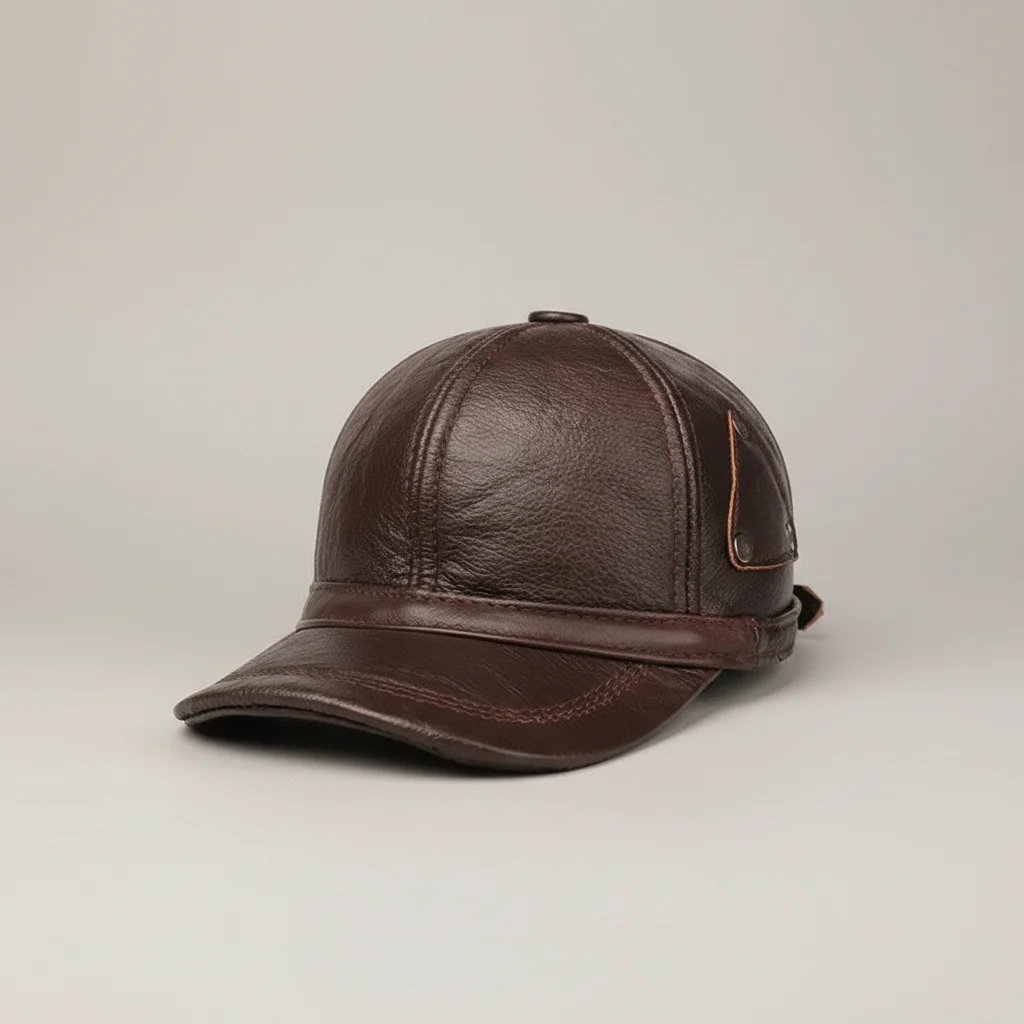casquette cuir homme protection uv - Vue 40 - casquette cuir