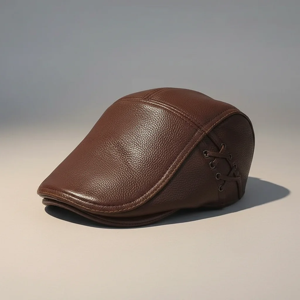 casquette cuir homme protection uv - Vue 46 - casquette cuir