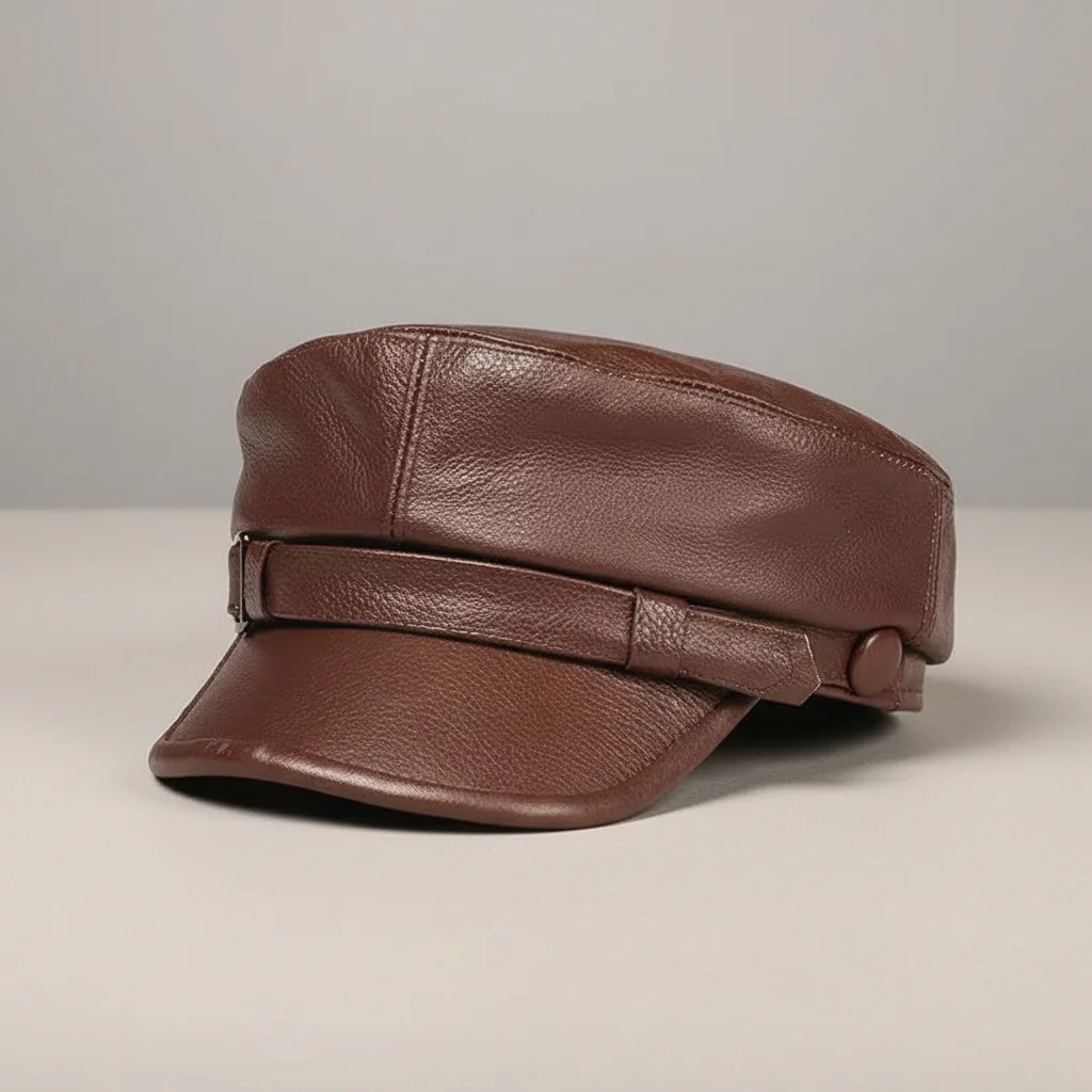 casquette cuir homme protection uv - Vue 47 - casquette cuir