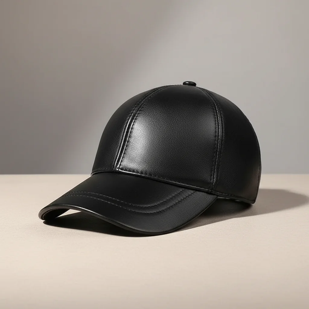 casquette cuir homme protection uv - Vue 51 - casquette cuir