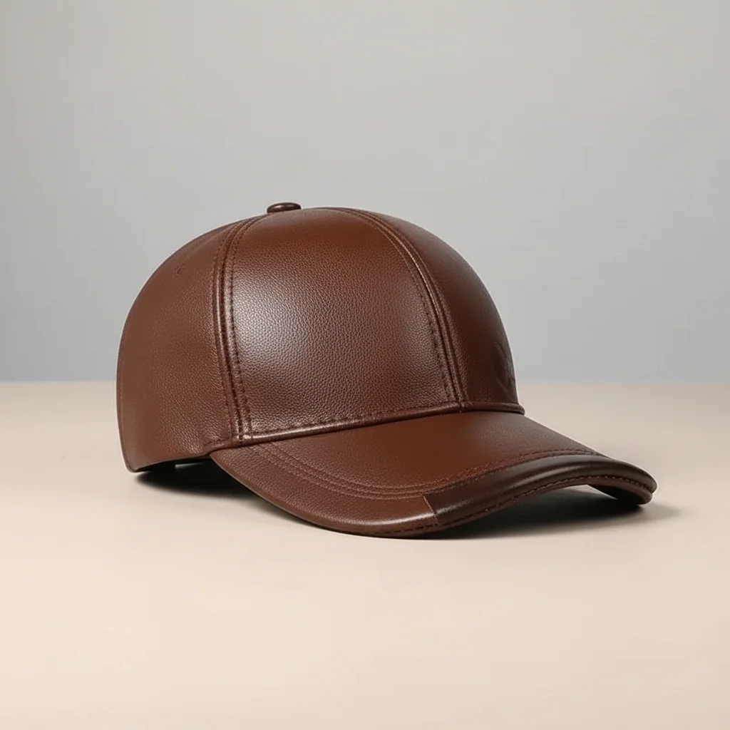 casquette cuir homme protection uv - Vue 52 - casquette cuir