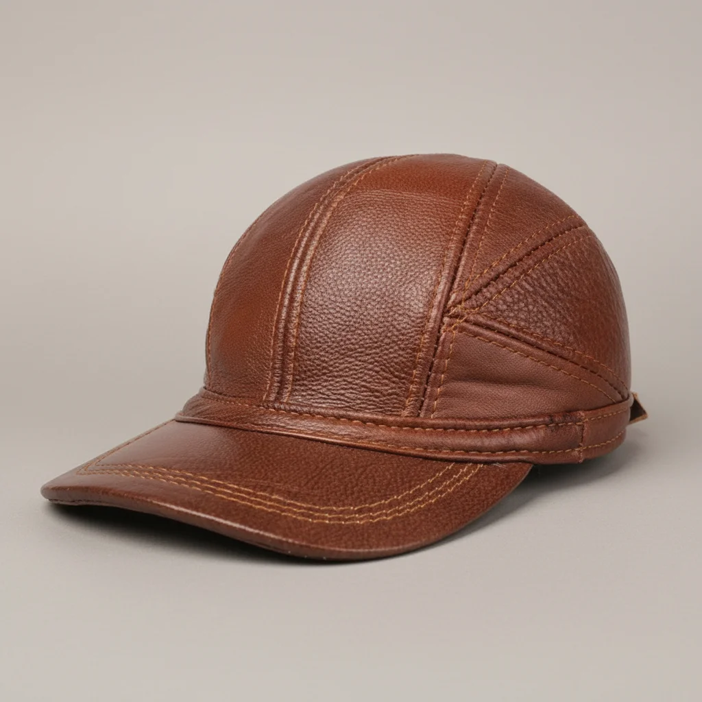 casquette cuir homme protection uv - Vue 56 - casquette cuir