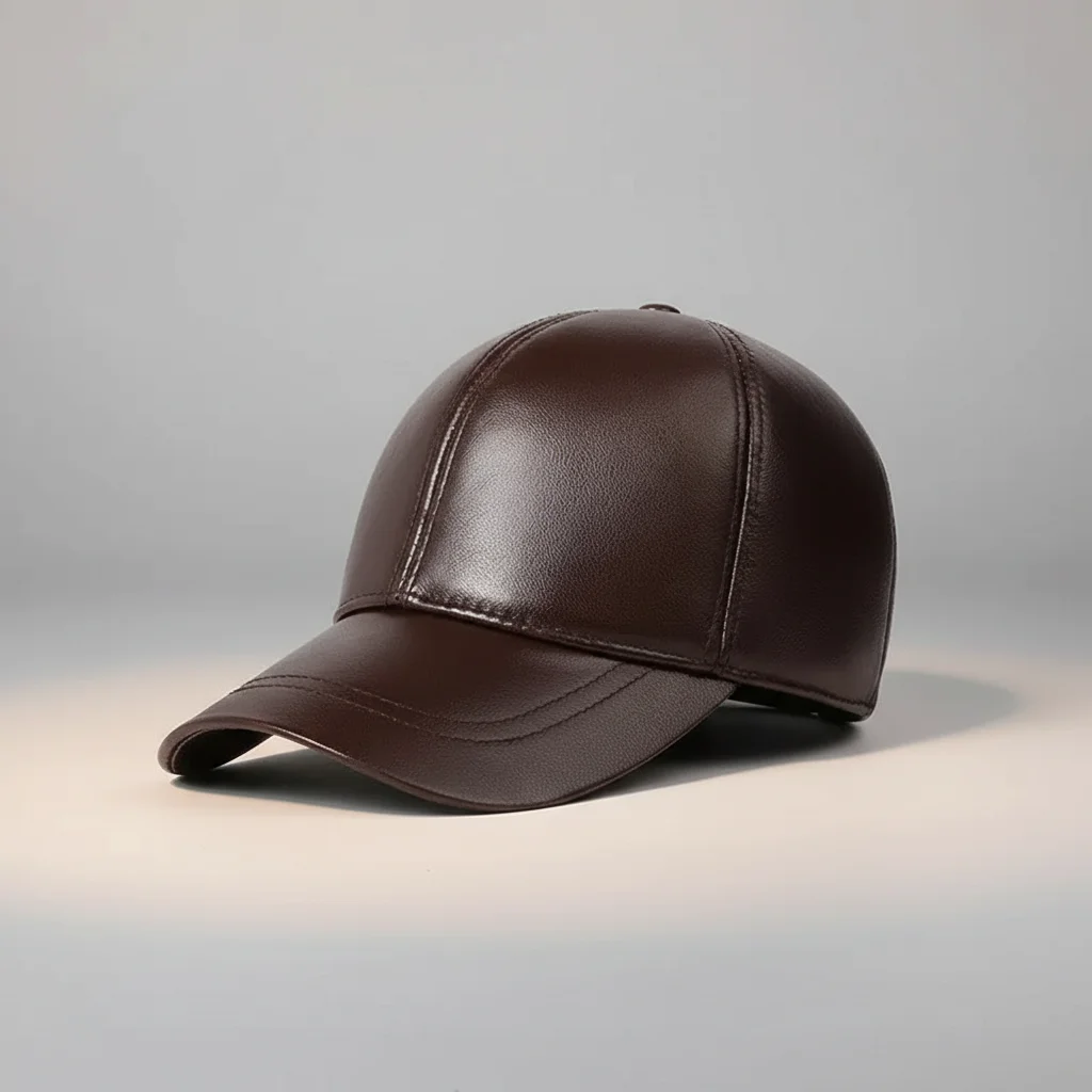 casquette cuir homme protection uv - Vue 60 - casquette cuir