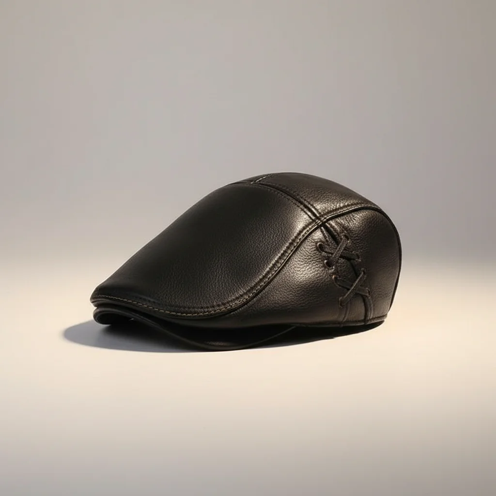 casquette cuir homme protection uv - Vue 7 - casquette cuir