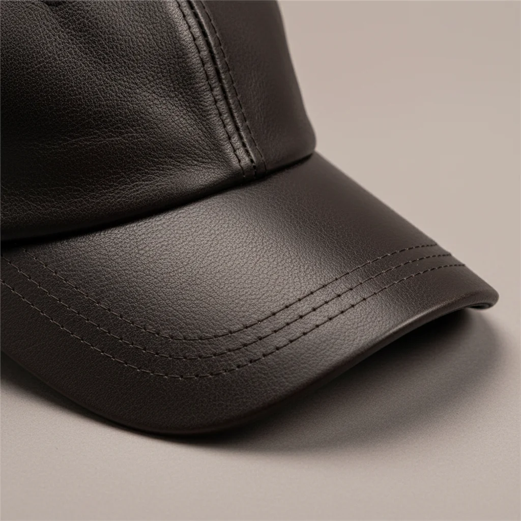 casquette cuir homme protection uv - Vue 8 - casquette cuir