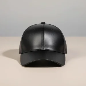 Casquette cuir homme style baseball urbain - Vue 2 - casquette cuir