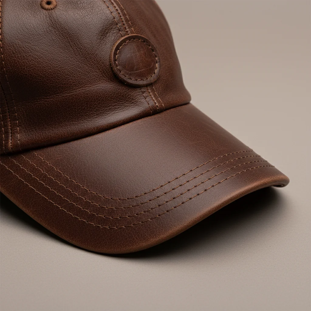 Casquette cuir style baseball confortable - Vue 7 - casquette cuir