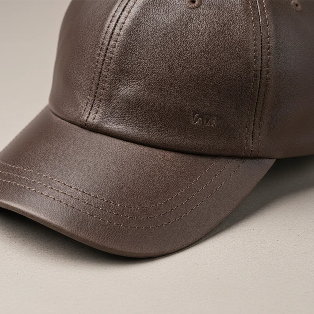 Casquette cuir style baseball confortable - Vue 8 - casquette cuir