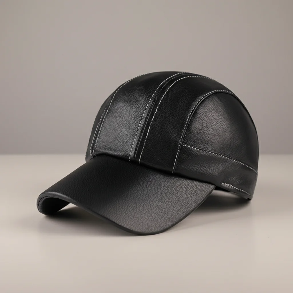 Casquette cuir style baseball confortable - Vue 9 - casquette cuir