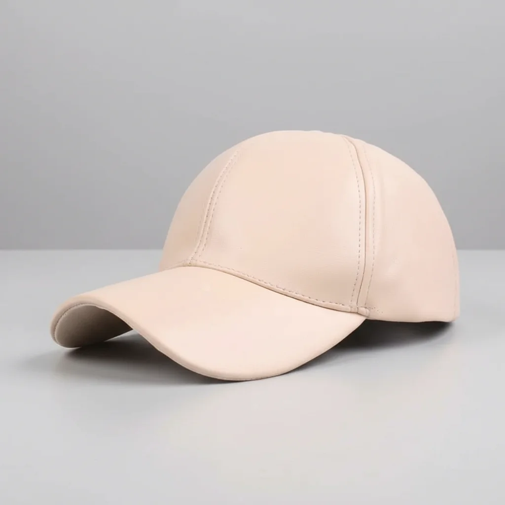 Casquette cuir style baseball réglable - Vue 14 - casquette cuir