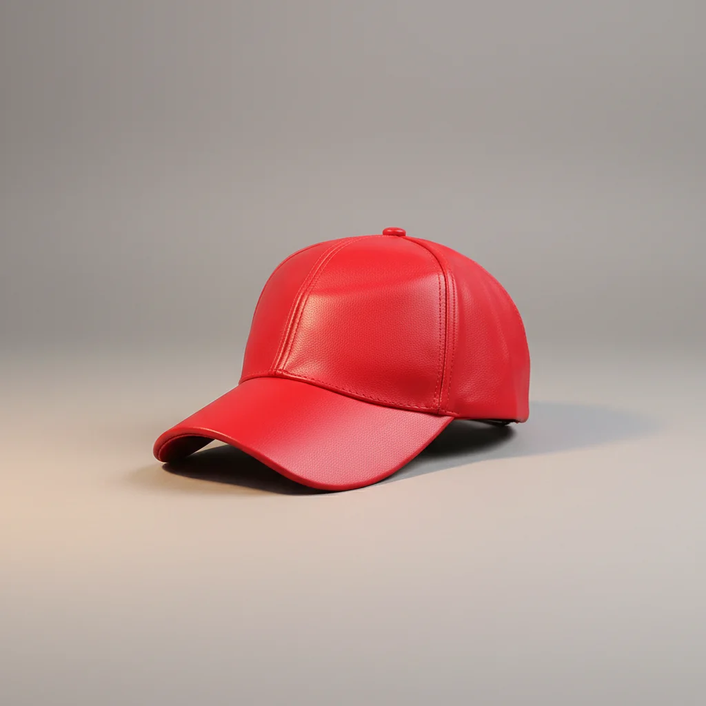 Casquette cuir style baseball réglable - Vue 7 - casquette cuir