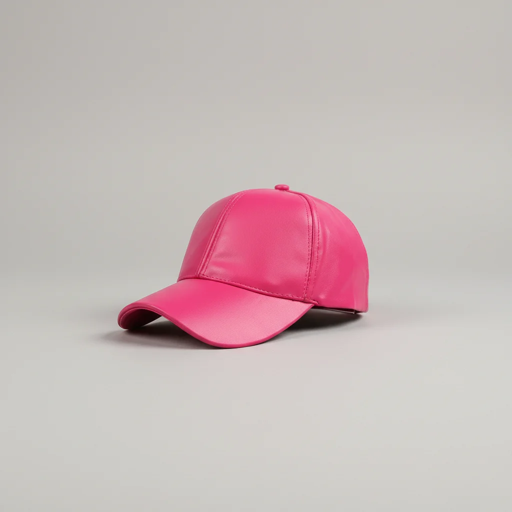 Casquette cuir style baseball réglable - Vue 8 - casquette cuir